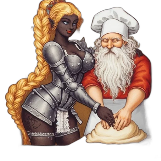 fantasy art, pixel art, concept art, comic book art transparent PNG cut-out