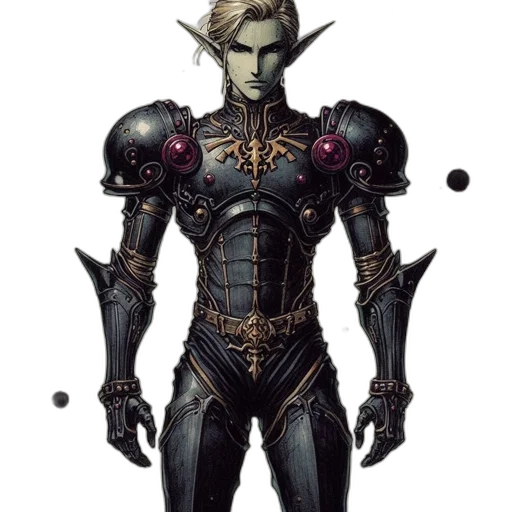 robot, sword, concept art, fantasy art transparent PNG cut-out