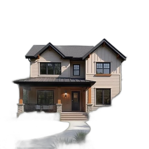 building, 3d render, photorealistic, concept art transparent PNG cut-out