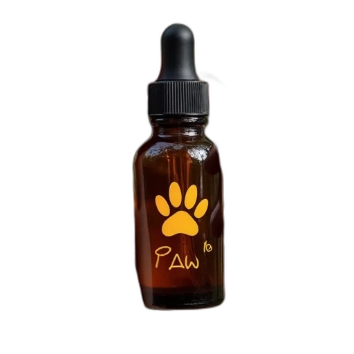 paw, cbd, tinctures, can transparent PNG cut-out