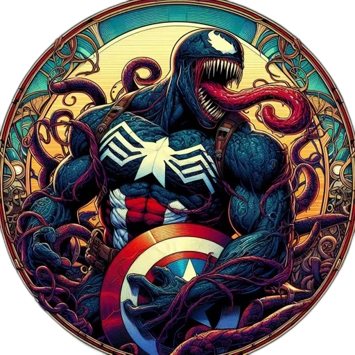 mask, comic book art, concept art, fantasy art transparent PNG cut-out