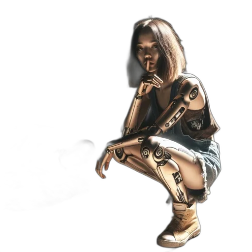 dress, mask, face, robot transparent PNG cut-out