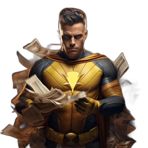 comic book art, concept art, fantasy art, photorealistic transparent PNG cut-out