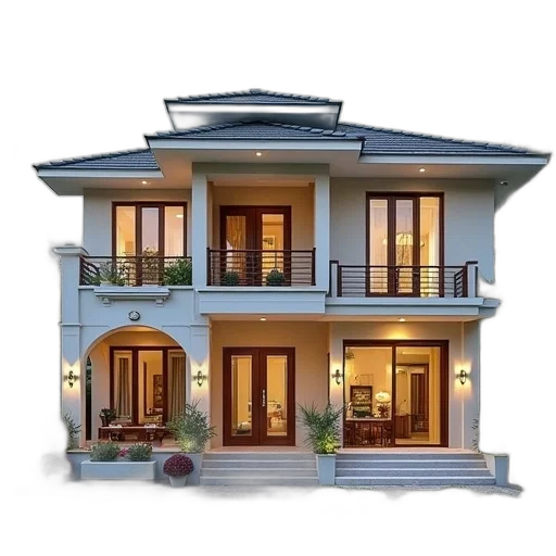 building, furniture, 3d render, photorealistic transparent PNG cut-out