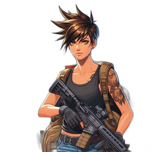 weapon, concept art, pixel art, comic book art transparent PNG cut-out