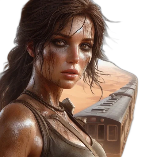 concept art, photorealistic, fantasy art, comic book art transparent PNG cut-out