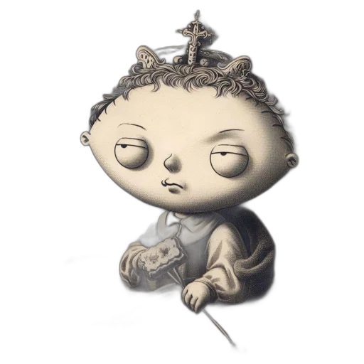 jewelry, crown, staff, fantasy art transparent PNG cut-out
