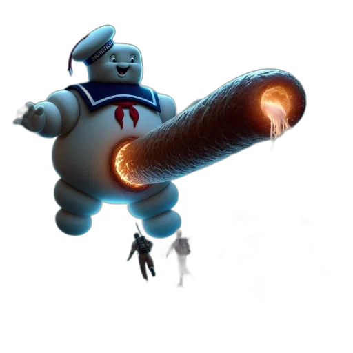 robot, staff, weapon, creature transparent PNG cut-out