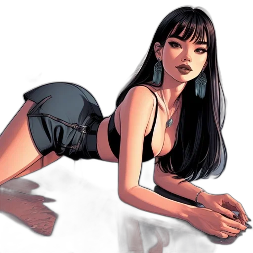 dress, comic book art, concept art, photorealistic transparent PNG cut-out