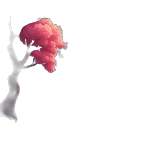 tree, flower, dragon, creature transparent PNG cut-out