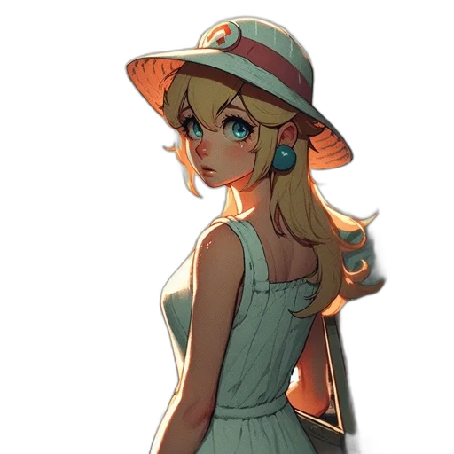hat, dress, staff, crown transparent PNG cut-out