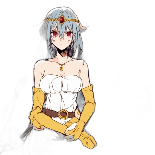 dress, weapon, robot, crown transparent PNG cut-out