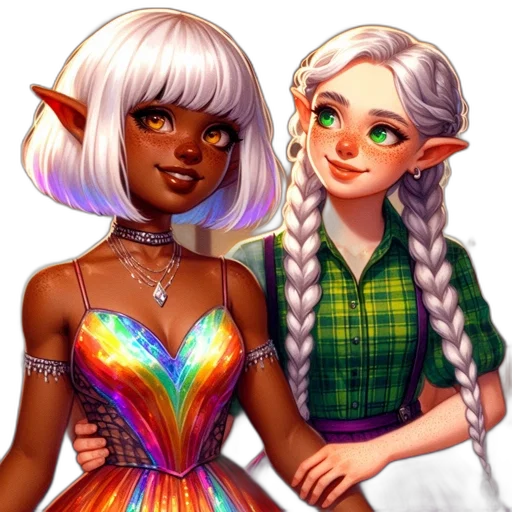fantasy art, pixel art, concept art, anime transparent PNG cut-out