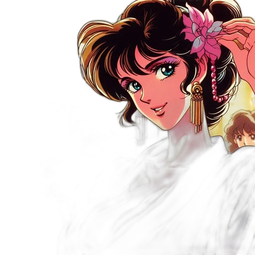 anime, concept art, fantasy art, watercolor transparent PNG cut-out