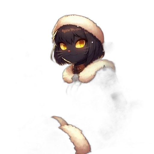 hat, creature, staff, animal transparent PNG cut-out
