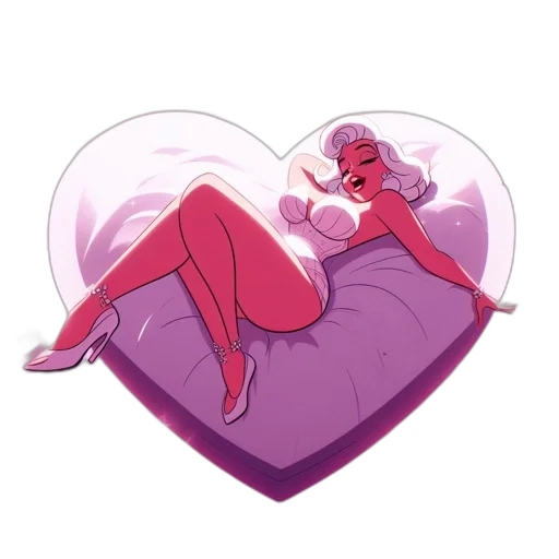 concept art, pixel art, vaporwave, cartoon transparent PNG cut-out