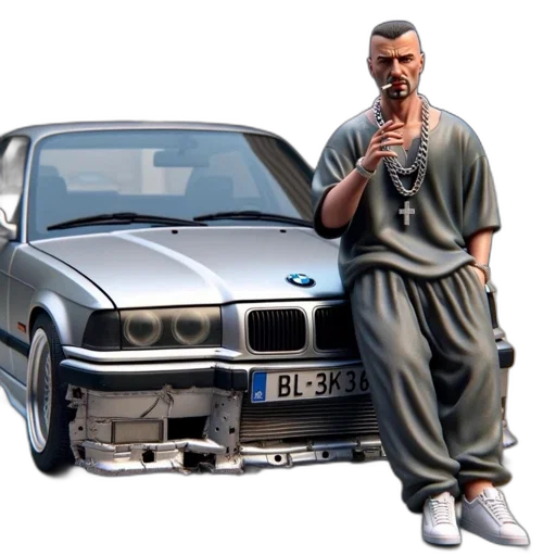 car, 3d render, photorealistic, concept art transparent PNG cut-out