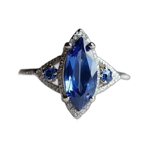 jewelry, crown, blue, white transparent PNG cut-out