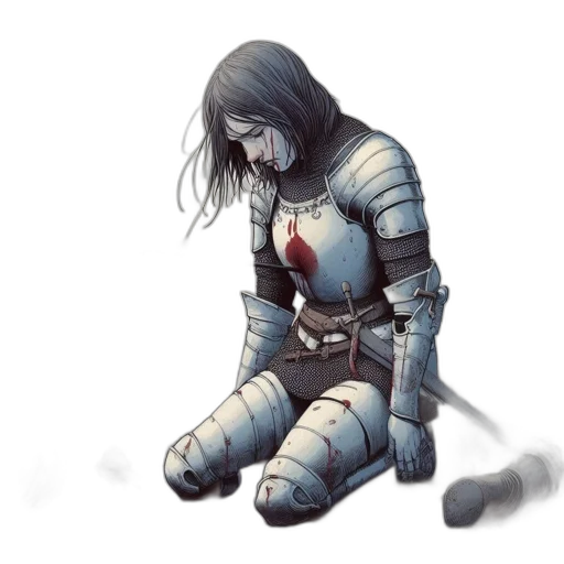 robot, sword, weapon, dress transparent PNG cut-out