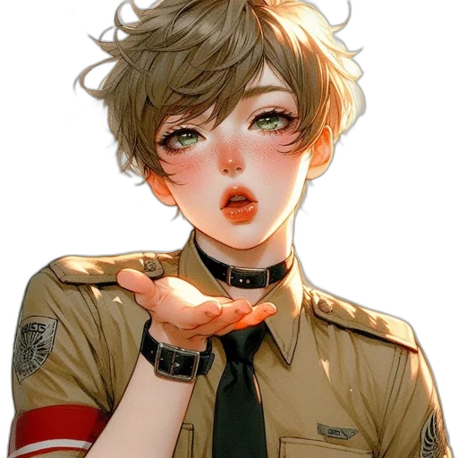 staff, face, weapon, jacket transparent PNG cut-out