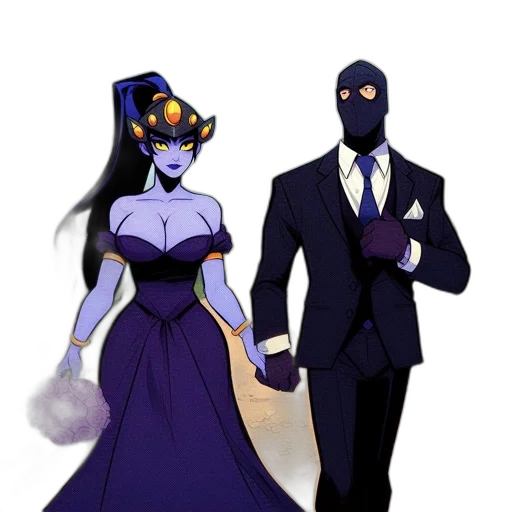 mask, dress, concept art, pixel art transparent PNG cut-out