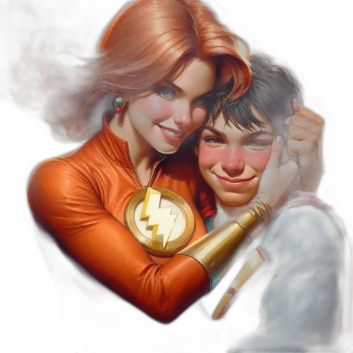 comic book art, concept art, fantasy art, photorealistic transparent PNG cut-out