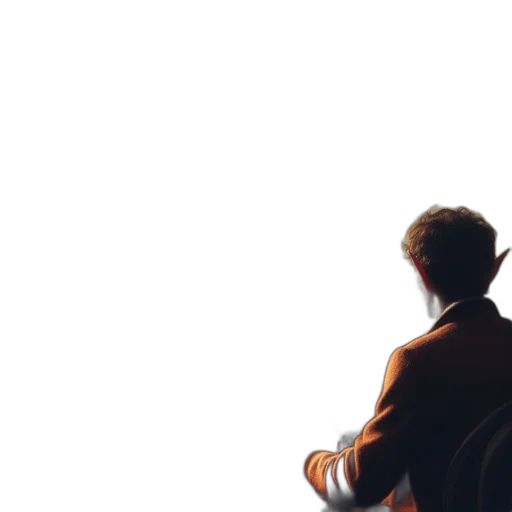 jacket, robot, concept art, pixel art transparent PNG cut-out