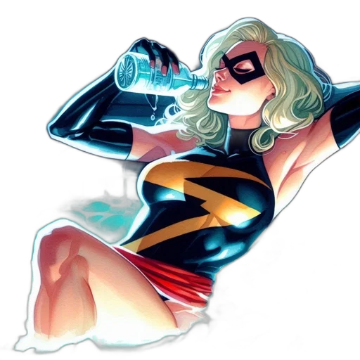 comic book art, concept art, cartoon, watercolor transparent PNG cut-out