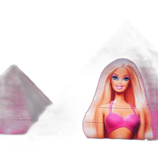 3d render, vaporwave, concept art, cartoon transparent PNG cut-out