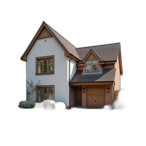 building, 3d render, photorealistic, bedrooms transparent PNG cut-out