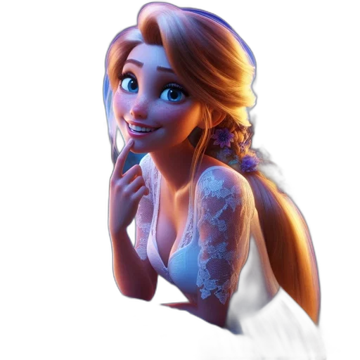 dress, crown, face, jewelry transparent PNG cut-out
