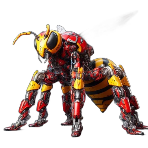 robot, creature, animal, weapon transparent PNG cut-out