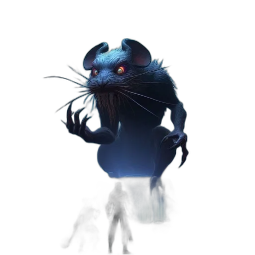 creature, animal, mask, staff transparent PNG cut-out