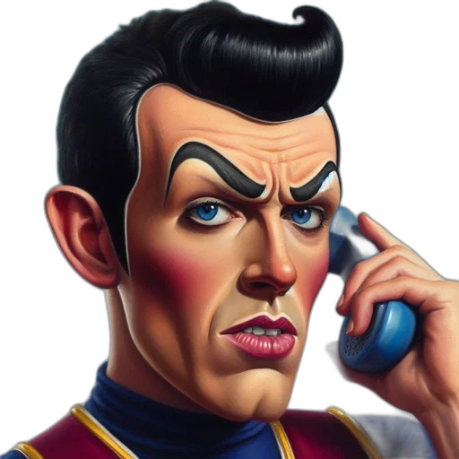 face, staff, comic book art, photorealistic transparent PNG cut-out