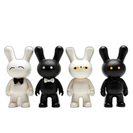 3d render, concept art, monochrome, collection transparent PNG cut-out