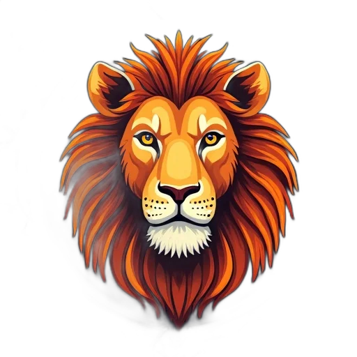 animal, crown, photorealistic, fantasy art transparent PNG cut-out