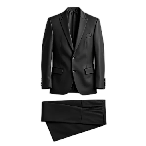 jacket, dress, dark, monochrome transparent PNG cut-out