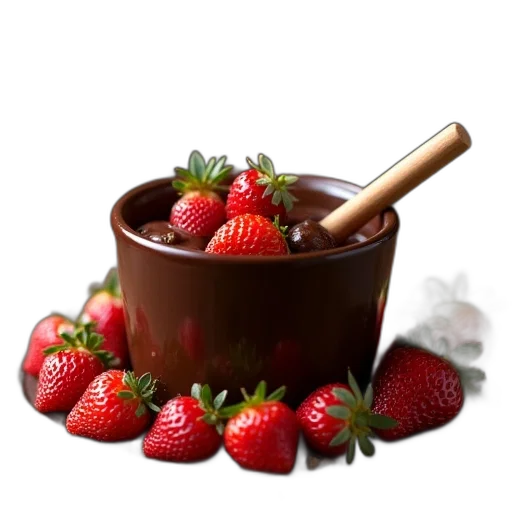 food, photorealistic, 3d render, chocolate transparent PNG cut-out