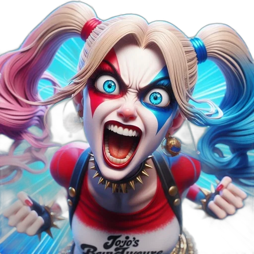 face, concept art, comic book art, 3d render transparent PNG cut-out