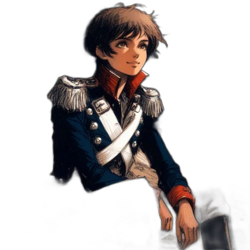 jacket, staff, sword, weapon transparent PNG cut-out
