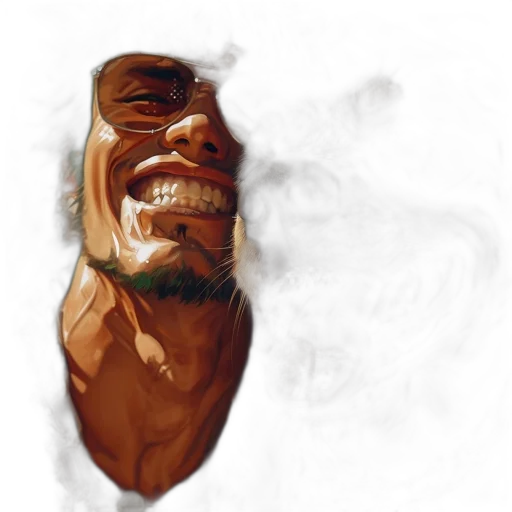 face, mask, staff, photorealistic transparent PNG cut-out