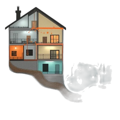 building, 3d render, concept art, photorealistic transparent PNG cut-out