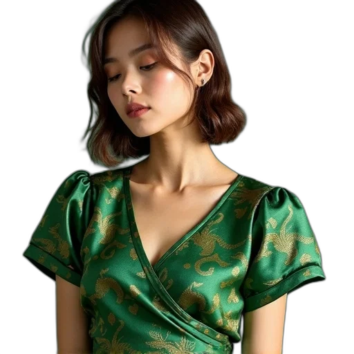 dress, jewelry, jacket, staff transparent PNG cut-out