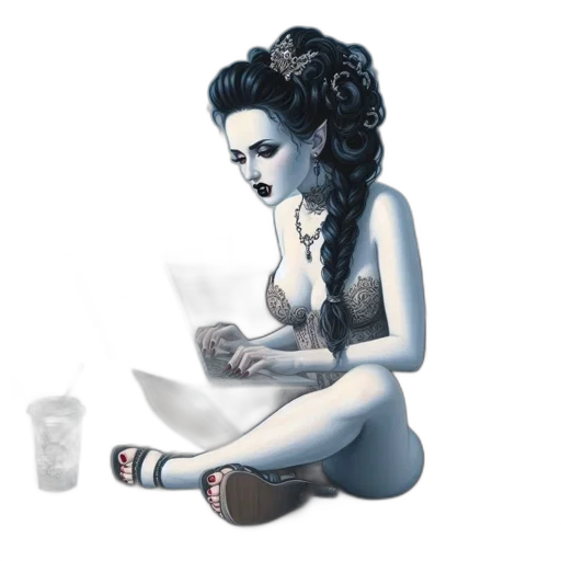 dress, concept art, fantasy art, pixel art transparent PNG cut-out