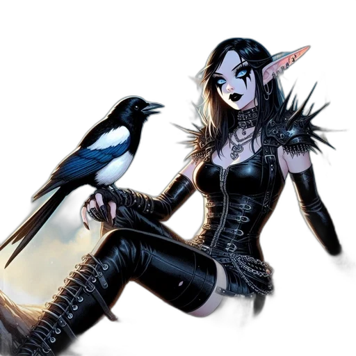 fantasy art, concept art, comic book art, pixel art transparent PNG cut-out