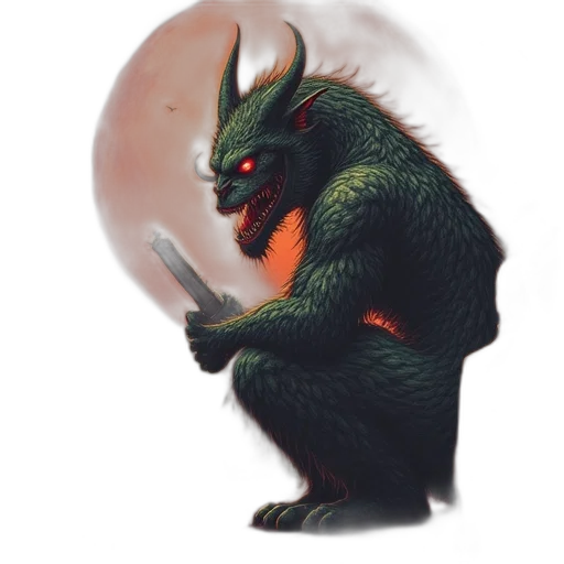 dragon, staff, creature, concept art transparent PNG cut-out