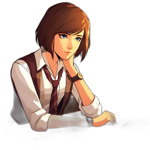 staff, face, jacket, robot transparent PNG cut-out