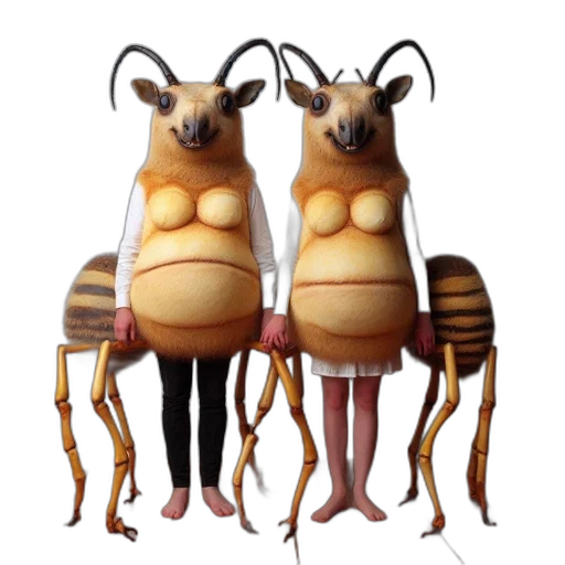 creature, animal, dress, robot transparent PNG cut-out