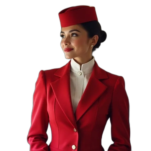 jacket, staff, hat, face transparent PNG cut-out