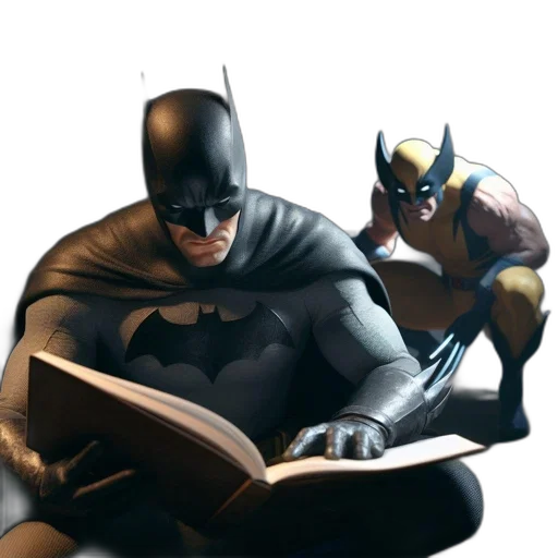 comic book art, concept art, photorealistic, fantasy art transparent PNG cut-out